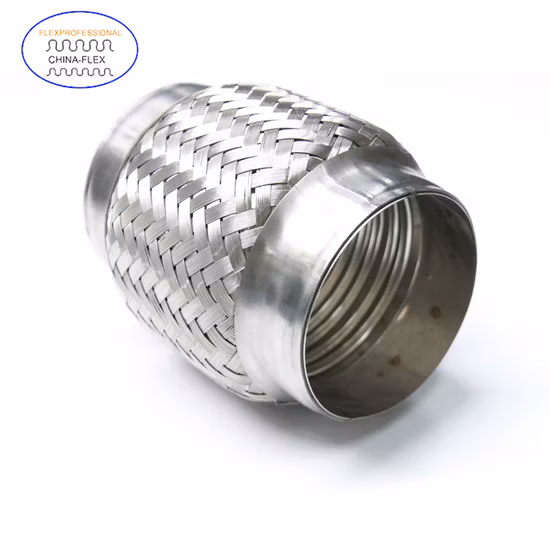 Système d'échappement OEM de voiture en acier inoxydable d'échappement en métal Tuyau ondulé flexible tressé/ Soufflets d'échappement/ Tuyau flexible Tube de tuyau en acier inoxydable