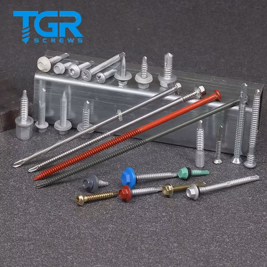 Vis autoperceuse Fixations de toiture Vis bimétallique